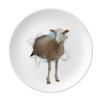 Animal Paper Break Shocks Sheep Plate Decorative Porcelain Salver Tableware Dinner Dish view 1