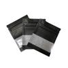 FERENLI 100Pcs Black Kraft Paper Window Bags Smell Proof Resealable Food Storage Pouch for Zip Flat Lock Candy Coffee Beans Packaging Bag with Tear Notches 2.8x3.5 inch view 3