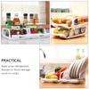 2pcs Soda Can Dispenser Beverage Holder for Fridge Kitchen Countertops Cabinets Plastic Canned Food Pantry Storage Rack Beverage Organizer view 4