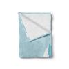 Ambesonne Ski Throw Blanket, Ski Poles Dipped into Snow on a Snowy Mountainous Setting, Flannel Fleece Accent Piece Soft Couch Cover for Adults, 50" x 70", Blue Purple view 2