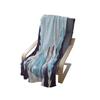 Ambesonne Ski Throw Blanket, Ski Poles Dipped into Snow on a Snowy Mountainous Setting, Flannel Fleece Accent Piece Soft Couch Cover for Adults, 50" x 70", Blue Purple view 4