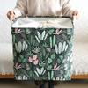 Cube Fabric Folding Multiple Use Storage Basket for Kids Toys Organizer Clothes Storage Box Travel Bag Laundry Household Basket Super Large (Size : 1) view 1