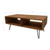 Pemberly Row Wood Coffee Table in Natural view 2