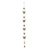 Iron butterfly rain chain 61.5"h view 1