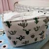 Cube Fabric Folding Multiple Use Storage Basket for Kids Toys Organizer Clothes Storage Box Travel Bag Laundry Household Basket Super Large (Size : 4) view 2