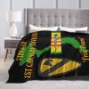 1st Cavalry Division Vietnam Frist Team Throw Blanket Ultra-Soft Micro Fleece Blanket Movies Blanket for Bed Couch Living Room 50"x40" view 2