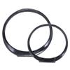 MY SWANKY HOME Large Open Black Nickel Rings Sculpture Set 2 Circles O Shape Modern Geometric view 1