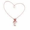 Copper Heart Tree Topper view 1