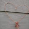 Copper Heart Tree Topper view 2
