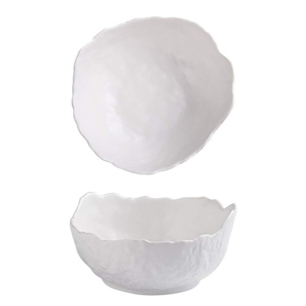 bowl Irregular soup salad, home breakfast dessert, large fruit salad, 400ml, 800ml, 1500ml (Color : White, Size : 1500ml)