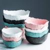 bowl Irregular soup salad, home breakfast dessert, large fruit salad, 400ml, 800ml, 1500ml (Color : White, Size : 1500ml) view 4