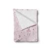 Ambesonne Cartoon Soft Flannel Fleece Throw Blanket, Girl Dancing Dreamy Style Ballet Shoes Tutu Dress Pointe Stars Moon, Cozy Plush for Indoor and Outdoor Use, 70" x 90", Pale Pink view 2