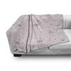Ambesonne Cartoon Soft Flannel Fleece Throw Blanket, Girl Dancing Dreamy Style Ballet Shoes Tutu Dress Pointe Stars Moon, Cozy Plush for Indoor and Outdoor Use, 70" x 90", Pale Pink view 3