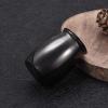 Lohat Cremation Urns, White/Black Paw Print Heart Pets Cremation Urns Screw Cover Ashes Holder Memorial Jewelry view 4