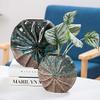 Ceramic Vase Living Room Office Desk Vase Irregular Bottle Mouth Dried Flowers Simulation Flower Decorative Vase 24 x 22.6 x 12.7 cm, 17.7 x 16.5 x 10.8 cm, Pack of 2 view 3