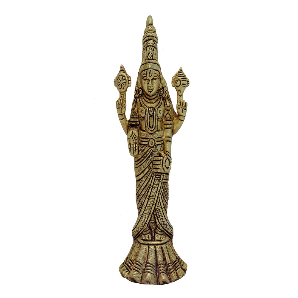 Bharat Haat Tirupati Balaji (Venkateswara) Wall Hanging - Spiritual Indian Art, 2.2 x 0.8 x 5.6 Inch