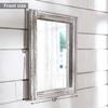 AAZZKANG Wall Mirror with Wood Framed Rustic Mirrors for Wall Rectangle Decorative for Bedroom Bathroom Living Room Entryway Farmhouse Hanging Small view 2
