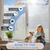 VIseeko Window Privacy Film, Blinds Style Frosted Vinyl for Glass Windows Decorative Static Cling Anti Uv Film for Home,Glass Door,Bathroom,Office 35.4x157.5 view 2