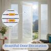 VIseeko Window Privacy Film, Blinds Style Frosted Vinyl for Glass Windows Decorative Static Cling Anti Uv Film for Home,Glass Door,Bathroom,Office 35.4x157.5 view 4