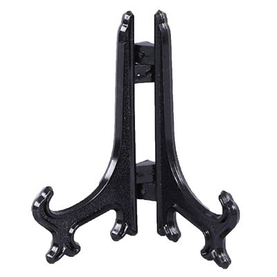 PAPABA 1 Pc Plastic Easel Plate Stands Picture Frame Bowl Storage Display Holder Place Card Holder Display Easels for Platters, Pictures, Artworks 3 in