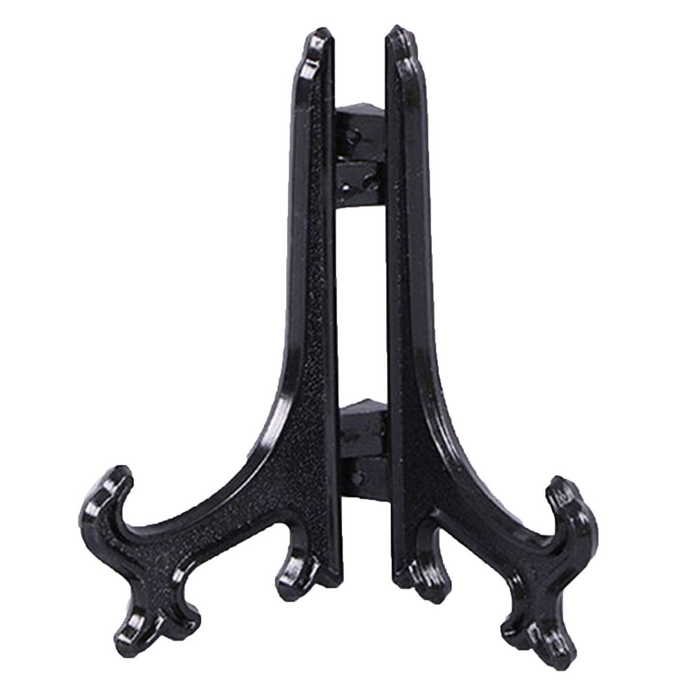 PAPABA 1 Pc Plastic Easel Plate Stands Picture Frame Bowl Storage Display Holder Place Card Holder Display Easels for Platters, Pictures, Artworks 3 in