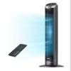 Dreo Tower Fan for Bedroom, 90 Oscillating Fans that Blow Cold Air, 5 Speeds, 4 Modes with 26ft/s Velocity, 12H & 28dB Quiet Timer, Remote, Touch, 40" Standing Floor Fan for Home Office, Black view 1