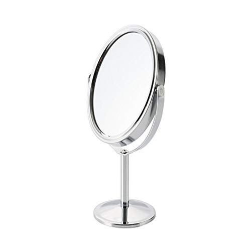 1PC Acrylic Hand Mirror Cosmetic Mirror with logo Salon Barbers Hair Dressing Paddle Hairdressers Handheld Mirror (Color : Gold)