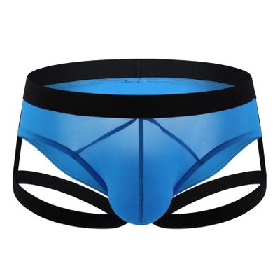 Andongnywell Mens Underwear Sexy T-Back underpants Knickers Lingerie Blue