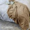 Double Brushed Reversible Knitted Throw Blanket Small 30X40 for Couch Sofa Bed Unique Waffle Design Luxurious Plush Cozy Touch Soft Blanket Tan Beige Solid Microfiber Breathable Durable Fluffy Blanket view 4