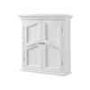 Thaweesuk Shop New White Wooden Medicine Cabinet Organizer Storage Shelf Bathroom Wall Mount 2 Doors Kitchen Drawers Cupboard Floor Rack Toilet MDF Chipboard Wood 8" L x 22" W x 24" H view 4