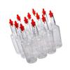 12 Pcs of Long Neck Bottles w/Pourer, Plastic view 1