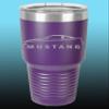 2005-09 Ford Mustang Hardtop 30oz Stainless Steel Tumbler w/Clear Lid purple view 1