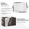 Storage Basket Cube Music Note Piano Key Large Collapsible Toys Storage Box Bin Laundry Organizer for Closet Shelf Nursery Kids Bedroom,15x11x9.5 in,2 Pack view 2