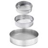 3pcs Flour Sieve Mesh Flour Sifter Sifting Strainer Powder Sifter Cake Baking Filter view 1