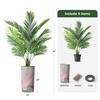 Artificial Tree in Contemporary Planter, Fake Areca Tropical Palm Silk Tree for Indoor and Outdoor Home Decoration - 66" Overall Tall (Plant Pot Plus Tree) view 3