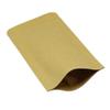 MITOB Mylar Bag Kraft Paper Foil Inner Self Standing Resealable Zipper Lock Pouch Food Stand Up Bags for Zip Packing Candy Lock (50, 3.5x5.5 inch) view 2