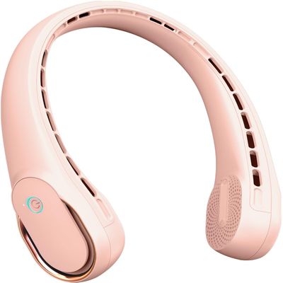 FrSara Neck Fan, Portable Personal Fan Strong Wind, 4000mAh, Air Volume,360 Cooling, No Hair Twisting, Air Volume On 2 Sides, Non-Slip, Quick Charge, Long Use Time, Gift for Women, Men, Birthday