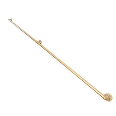 WYFZT Modern Handrail for Stairs Step,Indoor and Outdoor Stair Banister Railing Support Kit, 1m 1.5m 2m 2.5m 3m Wrought Iron Elderly Kids Safety Hand Rails, 1FT-20FT (Size : 19ft/570cm)