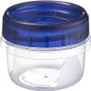 [24 PACK] 8oz Twist Top Storage Containers - Airtight Plastic Food Storage Canisters with Twist & Seal Lids, Leak-Proof - Meal Prep, To Go, Reusable, Stackable, BPA-Free Snack Containers (8 Ounce) view 1