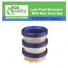 [24 PACK] 8oz Twist Top Storage Containers - Airtight Plastic Food Storage Canisters with Twist & Seal Lids, Leak-Proof - Meal Prep, To Go, Reusable, Stackable, BPA-Free Snack Containers (8 Ounce) view 4