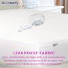 Waterproof Mattress Protector by Slumberfy | Hypoallergenic Viscose Made from Bamboo Mattress Protector | Natural + Breathable Jacquard Fabric | Queen Mattress Cover  60x80 view 3