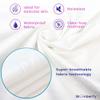Waterproof Mattress Protector by Slumberfy | Hypoallergenic Viscose Made from Bamboo Mattress Protector | Natural + Breathable Jacquard Fabric | Queen Mattress Cover  60x80 view 4