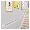 WYFZT White Stair Banister Handrail | Stair Rail Kit | Handrails for Stairs 1 2 3 4 5 6 metres, Stairway Railing | Hand Rails for Indoor Stairs Outdoor Step Wall Mounted (Size : 14ft/420cm) view 1