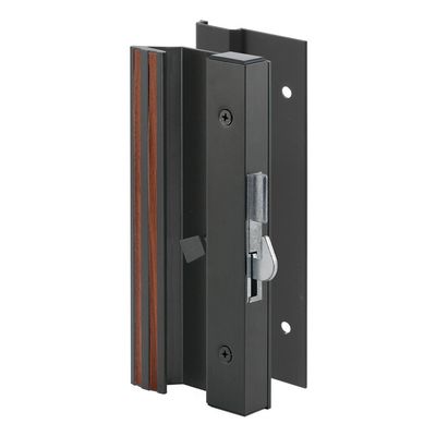LAWNITATOR Latch Handle with Low Profile & Base44; Black & Aluminum