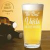 Veracco The Best Uncle In The World Birthday Gifts Father's Day For New Dad Daddy Uncle Beer Pint Glass (Clear, Glass) view 4
