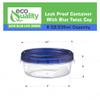 [96 PACK] 8oz Twist Top Storage Containers - Airtight Plastic Food Storage Canisters with Twist & Seal Lids, Leak-Proof - Meal Prep, To Go, Reusable, Stackable, BPA-Free Snack Containers (8 Ounce) view 3