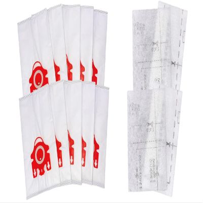10 Vacuum Bags + 4 Filters FJM Vacuum Bags Replacement Type FJM Bags 3D AirClean Compatible with S200, S300, S500, S4, S6, Compact C1/C2. + 2 Motor Filters + 2 Air Clean Filters.