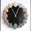 Beach Stone Clock 11.5", Coastal Design Wall Clock view 1