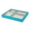 TIZO Design Contemporary Wood Valet Tray Organizer, Turquoise view 1