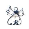 Personalized Angel Christmas Tree Ornament in Choice of Colors & Text view 1